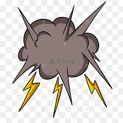卡通雷闪电