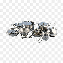 锅碗瓢盆烹饪套装不锈钢厨具