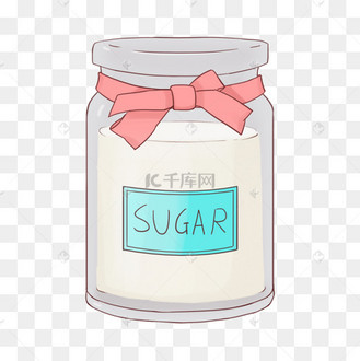 糖剪贴画瓶装白糖