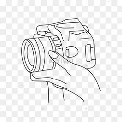 单反相机卡通