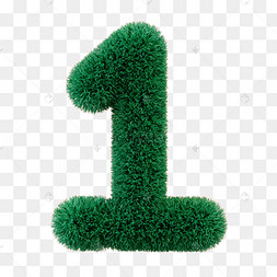 1至5立体手绘插画风格数字折纸贺卡效果1至5建军节字体字体合集-热血