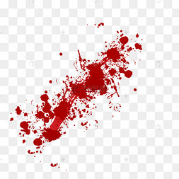 手绘点点深色血迹红色血迹血痕元素万圣万圣节恐怖血迹血滴可怕的红