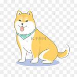 柴犬卡通图片 柴犬卡通图片素材免费下载 千库网