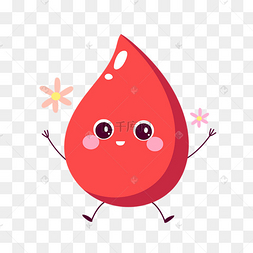 卡通血液跳舞表情