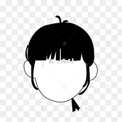 女士发型黑色短刘海