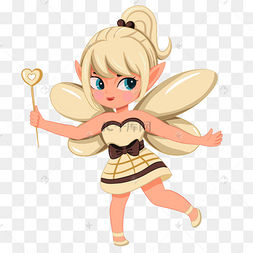 可爱魔法仙女精灵