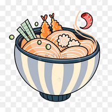 拉面剪贴画卡通可爱