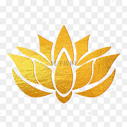 磨砂金边莲花烫金