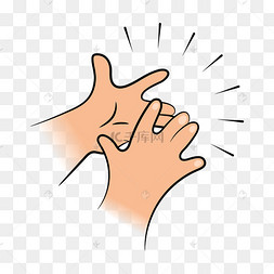 下载 png下载psd人物鼓掌点赞表情包下载 png下载psd拍手鼓掌手势下载