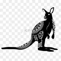 黑白动物图案图片-黑白动物图案图片素材免费下载-千库网