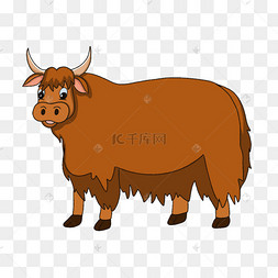 野牦牛头像图片