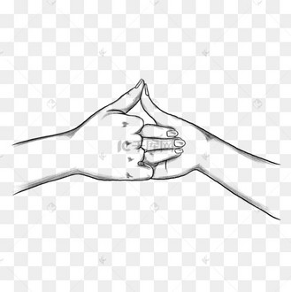 盖章的约定手势