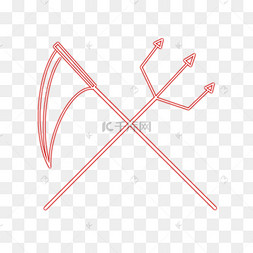 霓虹光效恶魔叉子