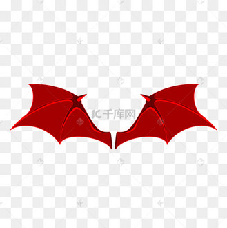 红色恶魔魔鬼翅膀
