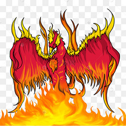 浴火重生不死鸟剪贴画