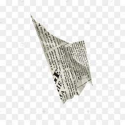撕碎的英文报纸