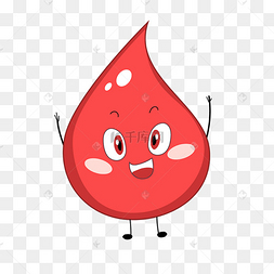 卡通血液表情大眼睛
