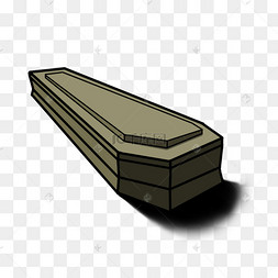 橄榄绿棺材剪贴画