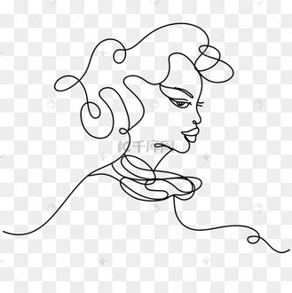 线条人脸图片_线条人脸设计图片素材大全-千库网
