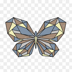 几何中的蝴蝶模型图片