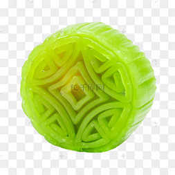 中秋中秋节绿色冰皮月饼