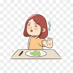 厌食没胃口女孩食欲不振没胃口厌食老鼠吐厌表情包没有搜到合适的元素