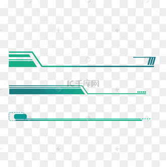 商务ppt绿色页眉页脚