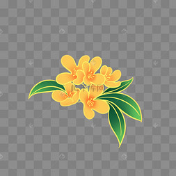 国潮风中秋桂花