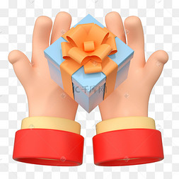 c4d立体手拿物品