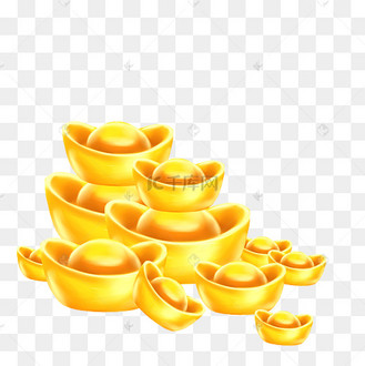 新年金钱财宝金元宝春节