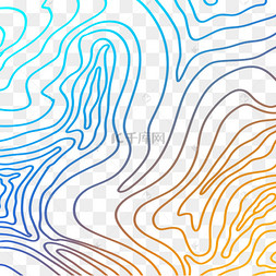 地形图抽象线条山纹暗纹底纹曲线