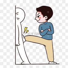 打架欺负人踢人表情包