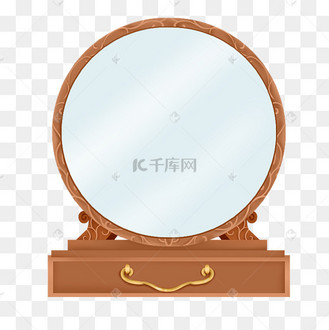 古风妆匣梳妆台镜子