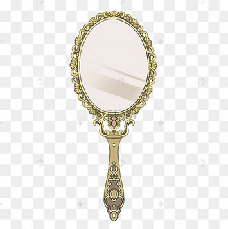 古风椭圆形化妆镜