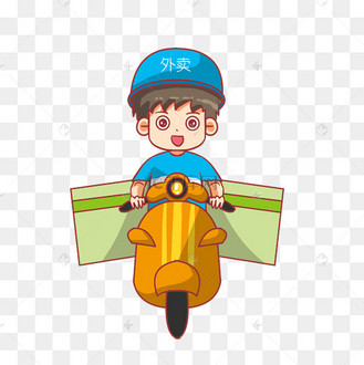 外卖员送外卖小哥劳动者