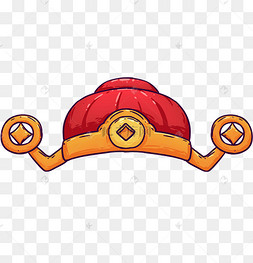 喜庆财神帽帽子