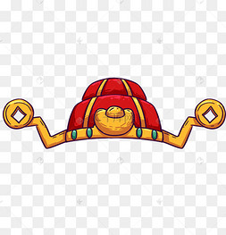 喜庆财神帽帽子