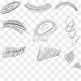 画笔痕迹图片_画笔痕迹设计图片素材大全-千库网