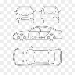 汽车线条线条