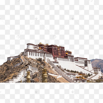 西藏拉萨布达拉宫古建筑
