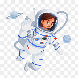 火箭发射飞行员女航天员