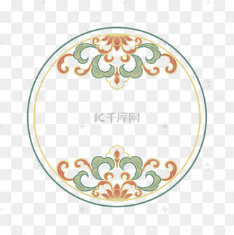 中式传统复古花纹边框