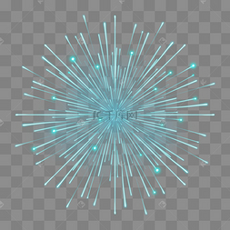 科技爆炸放射中心发散线条粒子