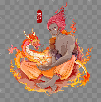 祝融号卫星中国风国潮人物