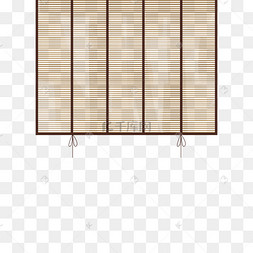 古风卷帘竹帘子中国风典雅窗帘古