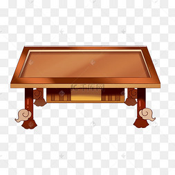 png下载psd中式茶几桌子下载 png下载psd古代家具桌子古典中式下载