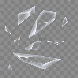 破碎碎玻璃下载 png下载psd绿色衬衣长发卡通人物头像下载 png下载psd