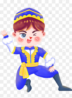 苗族女孩created with snap商用维吾尔族少数民族新疆人物跳舞created