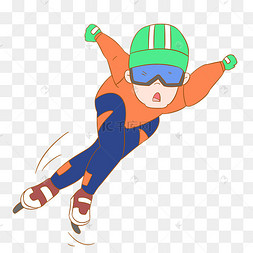 速滑运动员