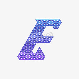 圆圈网格免抠艺术字图片_字母E创意字体